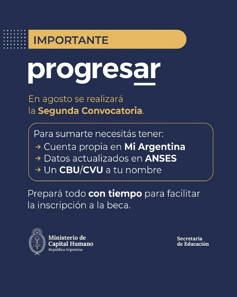 becas progresar