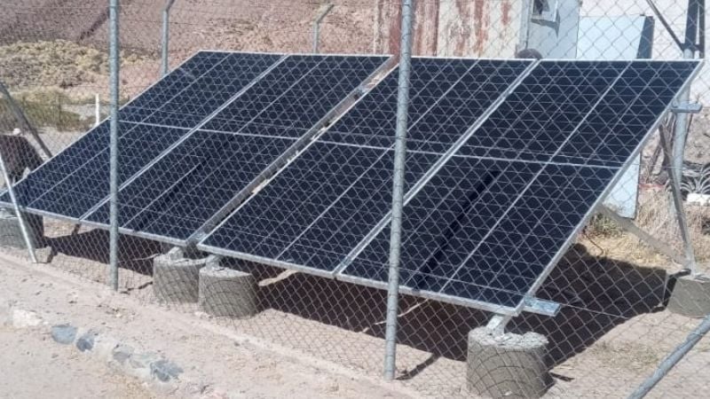 panel solar en el tolar