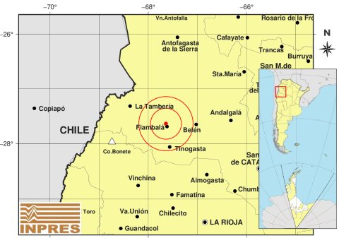 Sismo en catamarca