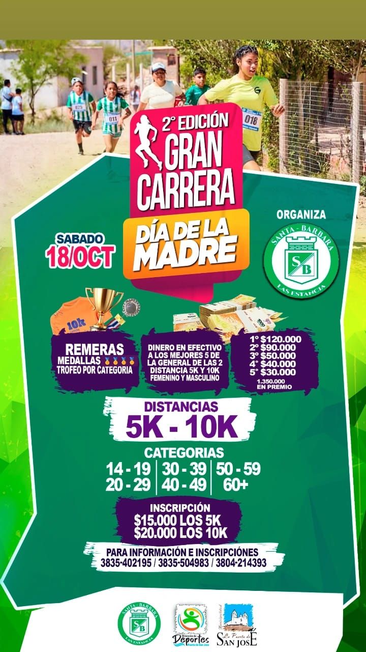 carrera dia de la madre