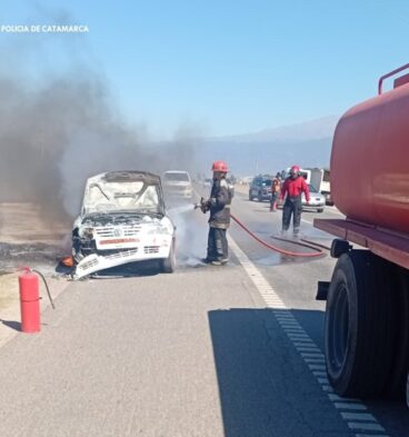 incendio auto san isidro valle viejo