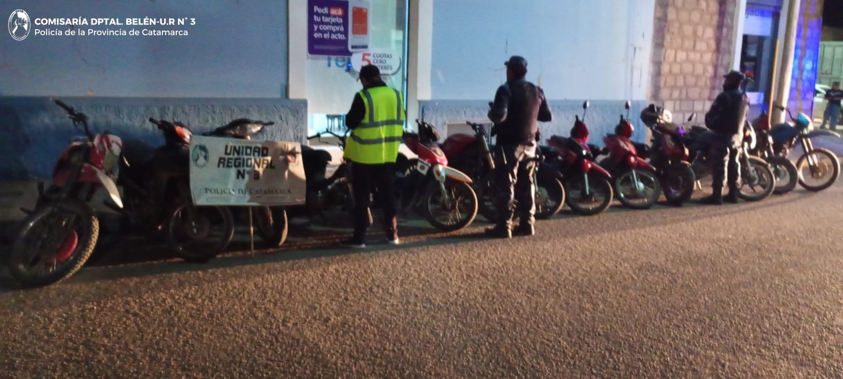 Motocicletas secuestradas