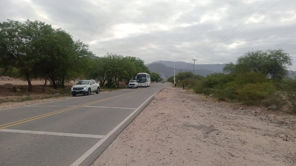corte de ruta en andalgala