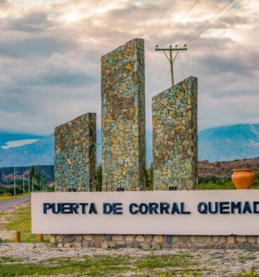 puerta de corral quemado
