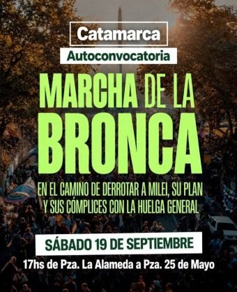 marcha de la bronca