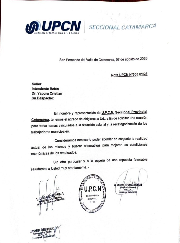 upcn belen catamarca